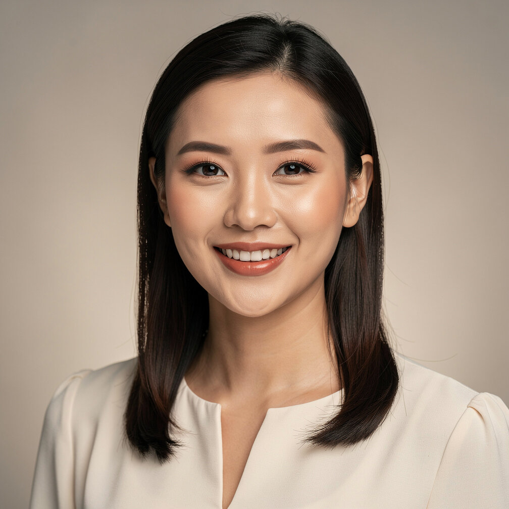 Portrait of a Singaporean female nutrition coach smiling