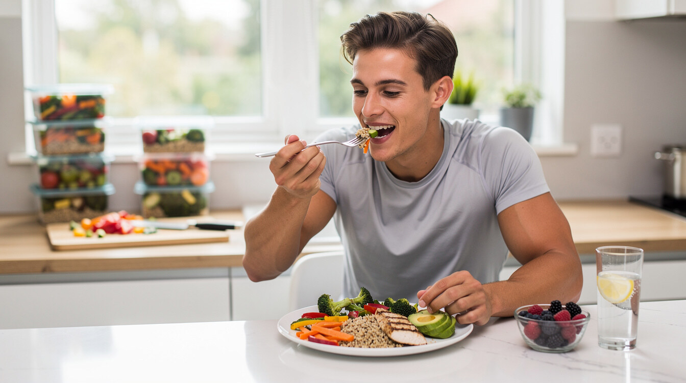 healthy meal preparation